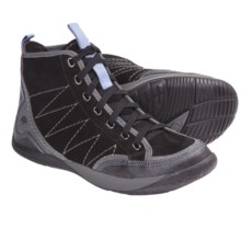 Kalso Earth Promise High Top Sneakers (For Women) in Black Soft Buck - Closeouts