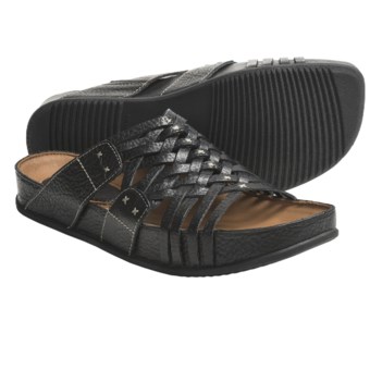 Kalso Earth Rhapsody Sandals - Leather (For Women) in Black Worn Saddle