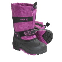 Kamik Coaster Winter Boots - Waterproof, Insulated (For Youth Boys and Girls) in Viola - Closeouts