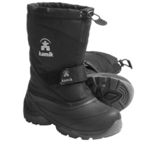 Kamik Frostfire Winter Boots (For Youth Boys and Girls) in Black - Closeouts