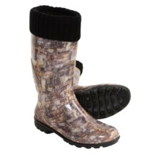 Kamik Kelly Fleece-Lined Rain Boots - Waterproof (For Women) in Brown - Closeouts