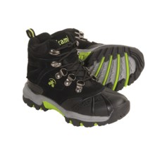 Kamik Leopard Hiking Boots - Waterproof, Insulated (For Kids and Youth) in Black - Closeouts