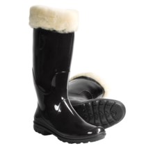 Kamik Paige Rubber Rain Boots (For Women) in Black - Closeouts