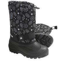 Kamik Rocket2 Winter Boots (For Youth Girls) in Black - Closeouts