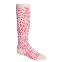 Kamik Snow Leopard Knee-High Socks - Over-the-Calf, Lightweight (For Girls) in Primrose Pink - Closeouts
