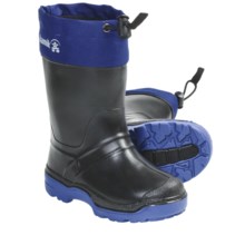 Kamik Snowkone 5 Rubber Rain Boots - Insulated (For Kid Boys and Girls) in Black - Closeouts
