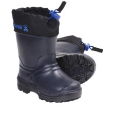 Kamik Snowkone 5 Rubber Rain Boots - Insulated (For Kid Boys and Girls) in Navy - Closeouts