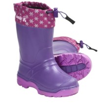 Kamik Snowkone 5 Rubber Rain Boots - Insulated (For Youth Boys and Girls) in Lilac - Closeouts