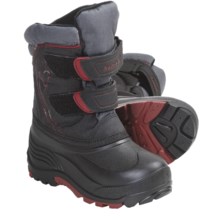Kamik Snowrider Winter Boots - Waterproof, Insulated (For Kid Boys and Girls) in Black - Closeouts