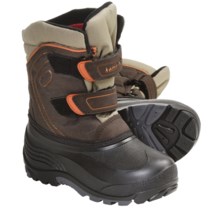 Kamik Snowrider Winter Boots - Waterproof, Insulated (For Youth Boys and Girls) in Dark Brown - Closeouts