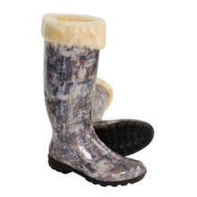 Kamik Sophia Rain Boots - Waterproof, Shearling Lined (For Women) in Grey - Closeouts