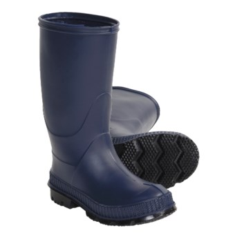 Kamik Sprinkle Rubber Rain Boots (For Kids) in Navy/Black