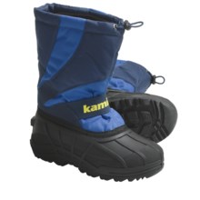 Kamik Stormy Winter Boots (For Youth Boys and Girls) in Light Navy - Closeouts
