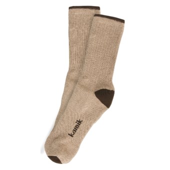 Kamik Taos ThermoCool Socks - Midweight, Crew, Merino Wool (For Boys) in Light Taupe