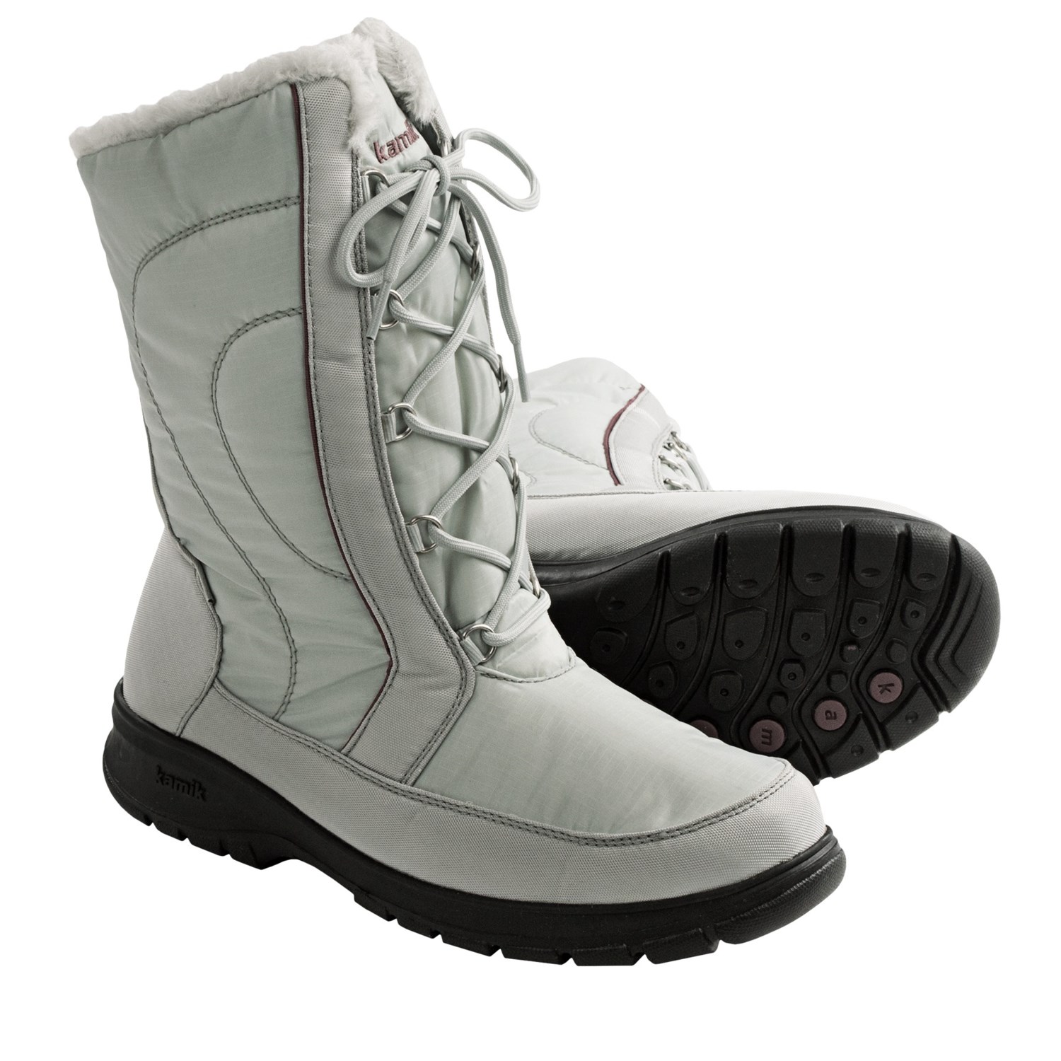 Vienna2 Snow Boots - Waterproof, Insulated (For Women) in Light Grey