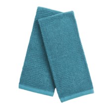 Kane Home Terry Dish Towels - Set of 2 in Carribbean Blue - Closeouts