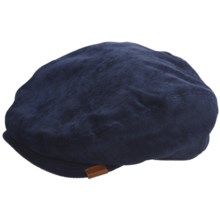 Kangol Cord Hudson Cap (For Men) in Navy - Closeouts