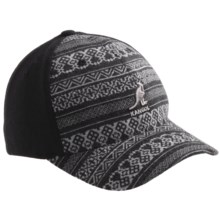 Kangol Geo Knit Baseball Cap - Flexfit (For Men) in Black - Closeouts