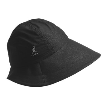 Kangol Golf Cloche Hat - Crushable (For Women) in Black