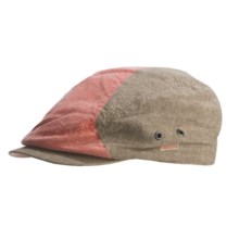 Kangol Hudson Cap - Linen (For Men and Women) in Nectarin - Closeouts