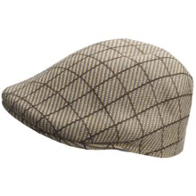 Kangol Jacquard Driving Cap (For Men) in Cheviot Tobacco - Closeouts