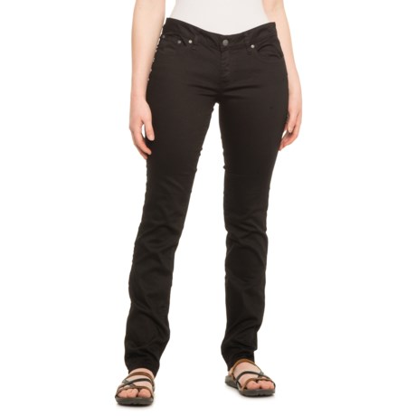 prAna Kara Jeans - Organic Cotton, Low Rise (For Women) - BLACK OUT (00 )
