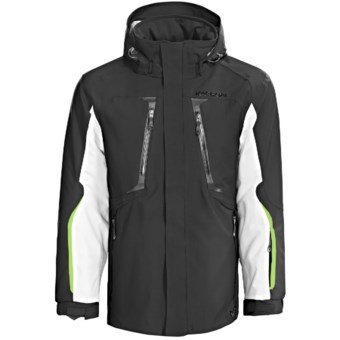 Karbon Apollo Jacket - Waterproof, Insulated (For Men) in Black/Arctic White/Lime
