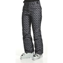Karbon Prase Snow Pants - Waterproof, Insulated (For Women) in Black Flower - Closeouts