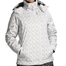 Karbon Taurus Jacket - Waterproof, Insulated (For Women) in White Flower - Closeouts