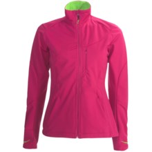 Karhu Delta Soft Shell Jacket (For Women) in Fuchsia/Lime - Closeouts