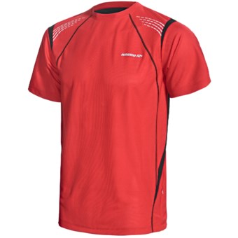 Karhu Fast T-Shirt- Short Sleeve (For Men) in Red/Black/White