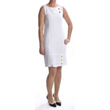 Karin Stevens Sheath Dress - Sleeveless (For Women) in White - 2nds