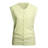 Karoo Cashmere Vest - Button Front (For Women)