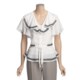 Katherine New York Embroidered Shirt - Short Flutter Sleeve (For Women)