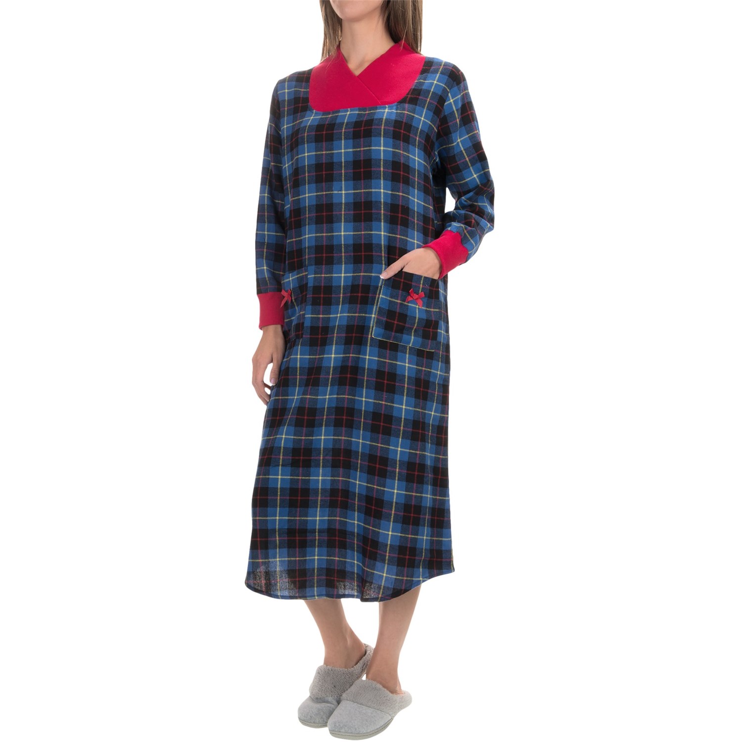 flannel womens nightshirt