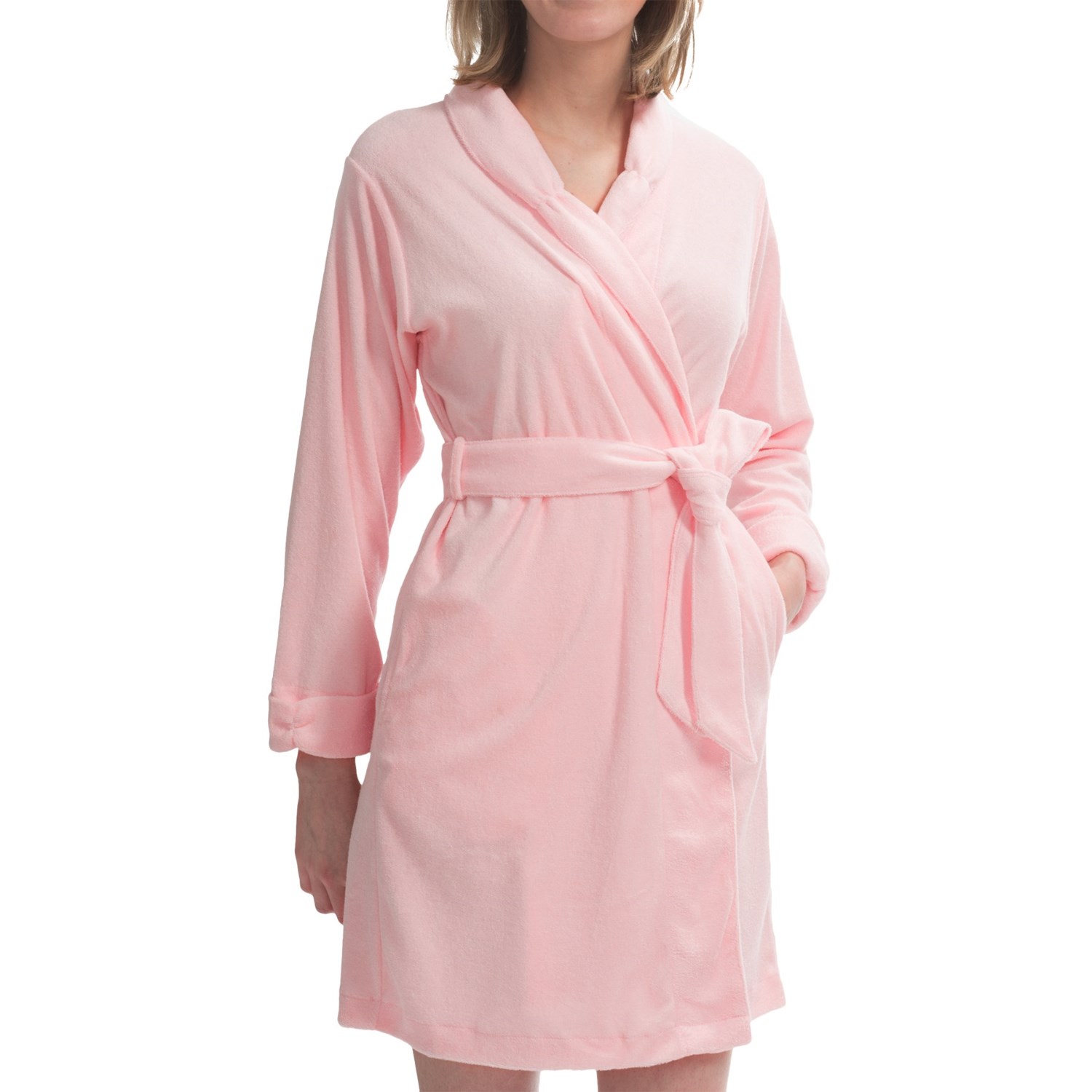Robes étonnantes Blog Terry cloth robe pink