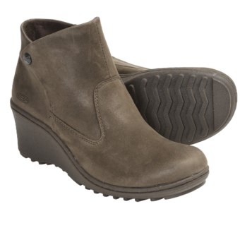 Keen Akita Ankle Boots - Leather (For Women) in Slate Black