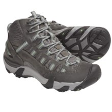 Keen Alamosa Mid Hiking Boots - Leather (For Women) in Gargoyle/Jade Green - Closeouts