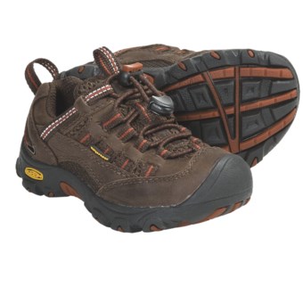 Keen Alamosa Trail Shoes - Waterproof (For Kids) in Slate Black/Rust