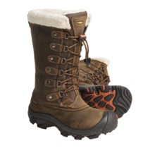 Keen Alaska Boots - Waterproof, Insulated (For Women) in Slate Black/Rust - Closeouts