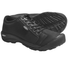 Keen Austin Lace-Up Shoes - Leather (For Men) in Black - Closeouts