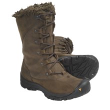 Keen Bailey High Winter Boots - Waterproof, Insulated (For Women) in Slate Black/Dark Earth - Closeouts