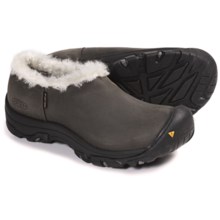 Keen Bailey Slip-On Winter Shoes - Waterproof (For Women) in Gargoyle/Whisper White - Closeouts