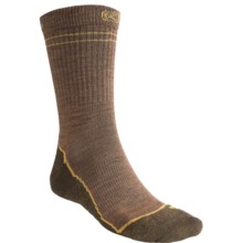 Keen Bellingham Lite Socks - Merino Wool, Crew (For Men) in Dark Earth/Gold - Closeouts