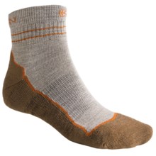 Keen Bellingham Lite Socks - Merino Wool, Lightweight, Quarter-Crew (For Men) in Tan/Rust - Closeouts