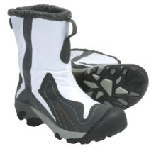 Keen Betty Boot Winter Boots - Waterproof Insulated (For Women) in White/Gargoyle - Closeouts