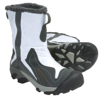 Keen Betty Boot Winter Boots - Waterproof Insulated (For Women) in White/Gargoyle