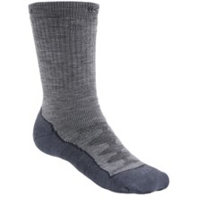Keen Boulder Canyon Hiking Socks - Merino Wool, Midweight, Crew (For Men) in Grey/Steel Blue - Closeouts