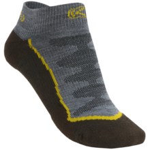 Keen Boulder Canyon Ultra-Light Socks - 3-Pack, Low-Cut, Merino Wool Blend (For Women) in Grey/Black Olive - 2nds