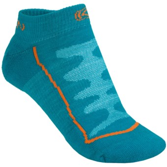 Keen Boulder Canyon Ultralite Socks - Low Cut (For Women) in Caribbean Sea/Caribbean Sea
